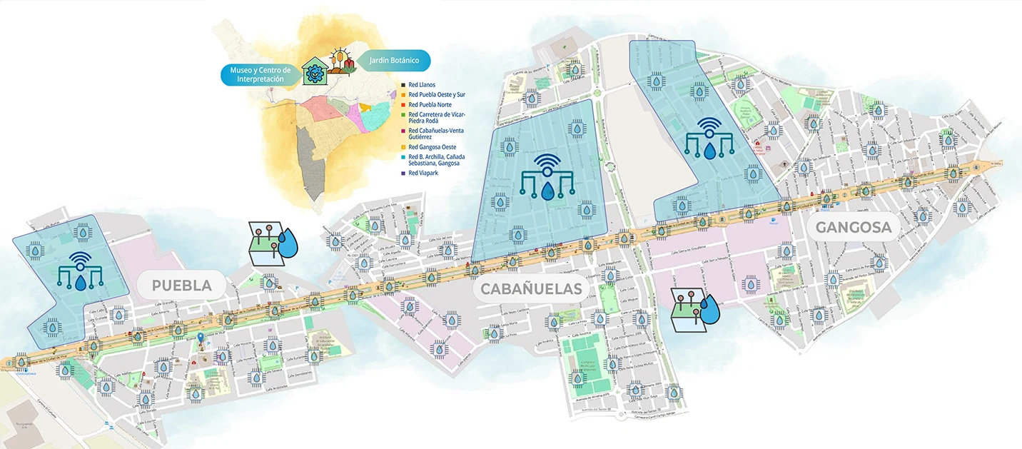 Mapa conservación y protección de ecosistemas